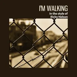 Titelbild für I'm Walking - Ricky Nelson Karaoke-Version