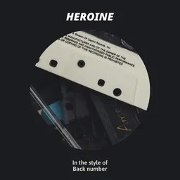 Cover art for Heroine - Back number (バックナンバー) karaoke version