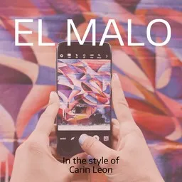 Omslagsbild för El Malo - Carin Leon karaokeversion
