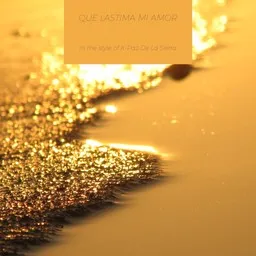 Cover art for Que Lastima Mi Amor - K-Paz De La Sierra karaoke version