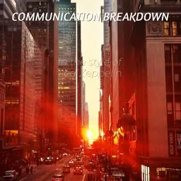 Cover art for Communication Breakdown - Led Zeppelin karaoke version