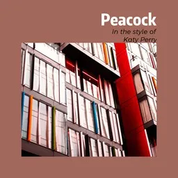 Cover art for Peacock - Katy Perry karaoke version