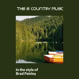 Cover art for This Is Country Music - Brad Paisley karaoke version