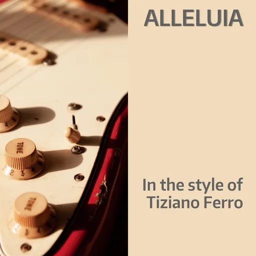 Karaoke Alleluia by Tiziano Ferro — sing along with lyrics on Singa