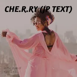 Titelbild für CHE.R.RY (JP text) - Yui (ユイ) Karaoke-Version