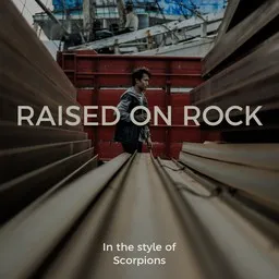 Cover art for Raised on Rock - Scorpions karaoke version
