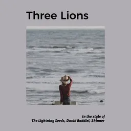 Karaokekappaleen Three Lions - David Baddiel,Skinner,The Lightning Seeds kansikuva