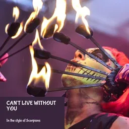 Cover art for Can't Live Without You - Scorpions karaoke version
