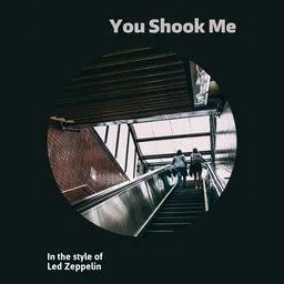 Cover art for You Shook Me - Led Zeppelin karaoke version