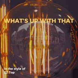 Cover art for What's Up With That - ZZ Top karaoke version