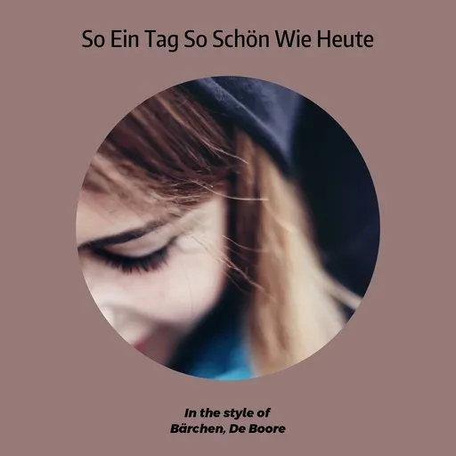 Karaoke So Ein Tag So Schön Wie Heute esittäjältä Bärchen, De Boore — laula mukana sanoituksilla Singassa