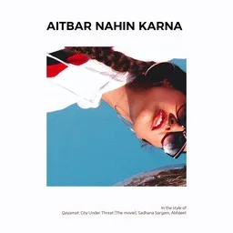 Omslagsbild för Aitbar Nahin Karna - Abhijeet,Qayamat: City Under Threat (The Movie),Sadhana Sargam karaokeversion