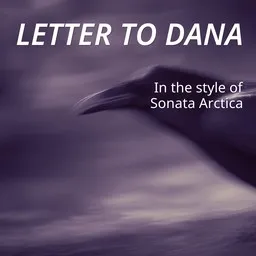 Cover art for Letter to Dana - Sonata Arctica karaoke version