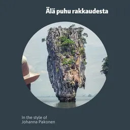 Cover art for Älä puhu rakkaudesta - Johanna Pakonen karaoke version
