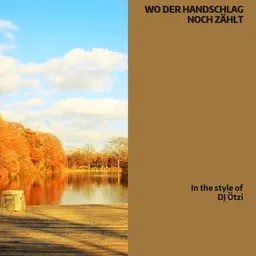 Cover art for Wo Der Handschlag Noch Zählt - DJ Ötzi karaoke version