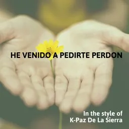 Cover art for He Venido A Pedirte Perdon - K-Paz De La Sierra karaoke version