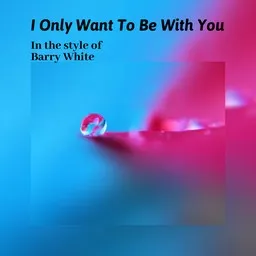 Cover art for I Only Want To Be With You - Barry White karaoke version