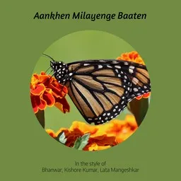 Titelbild für Aankhen Milayenge Baaten - Bhanwar,Kishore Kumar,Lata Mangeshkar Karaoke-Version