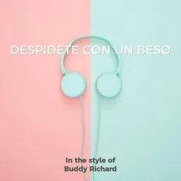 Cover art for Despidete Con Un Beso - Buddy Richard karaoke version