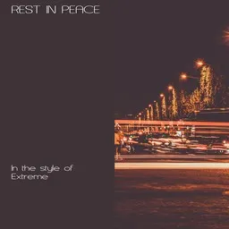 Cover art for Rest in Peace - Extreme karaoke version