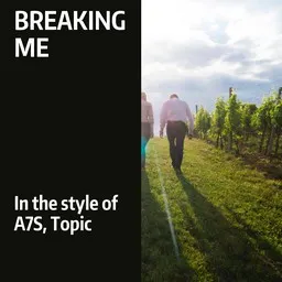 Omslagsbild för Breaking Me - A7S,Topic karaokeversion