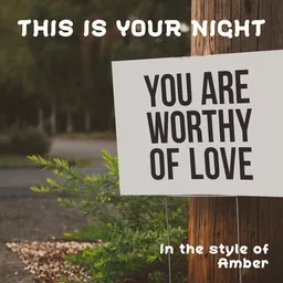 Omslagsbild för This Is Your Night - Amber karaokeversion
