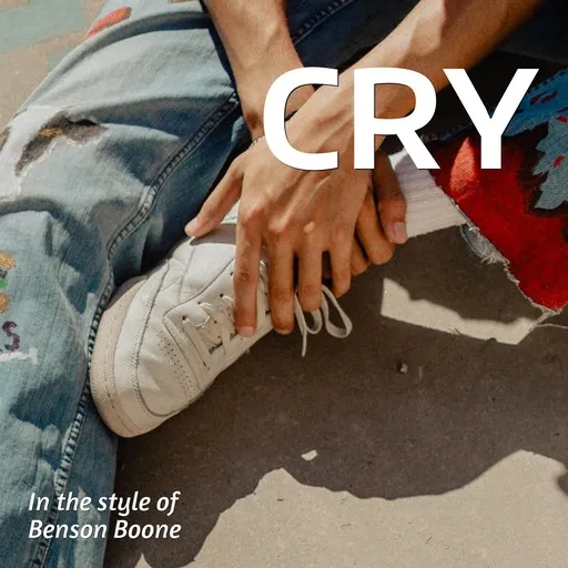 Karaoke Cry by Benson Boone — sing along with lyrics on Singa