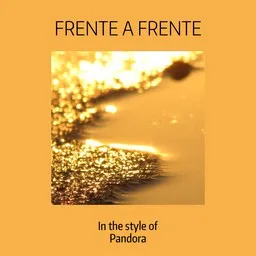 Cover art for Frente A Frente - Pandora (MEX) karaoke version