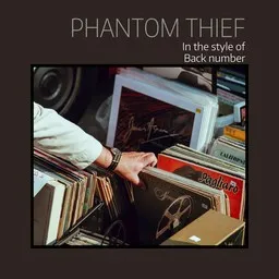 Cover art for Phantom Thief - Back number (バックナンバー) karaoke version