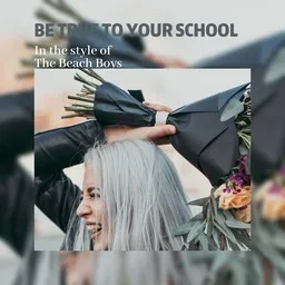 Cover art for Be True To Your School - The Beach Boys karaoke version