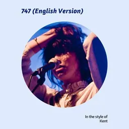Cover art for 747 (English Version) - Kent karaoke version