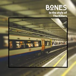 Cover art for Bones - The Killers karaoke version
