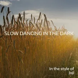 Karaokekappaleen Slow Dancing In The Dark - Joji kansikuva
