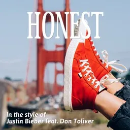 Cover art for Honest - Don Toliver,Justin Bieber karaoke version