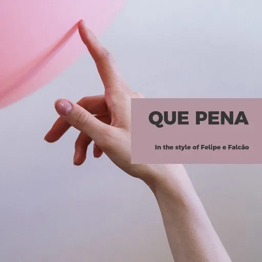 Karaoke Que Pena by Felipe e Falcão — sing along with lyrics on Singa