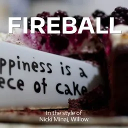 Karaokekappaleen Fireball - Nicki Minaj,Willow kansikuva