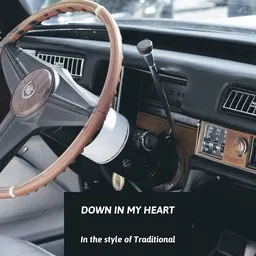 Titelbild für Down In My Heart - Traditional Karaoke-Version