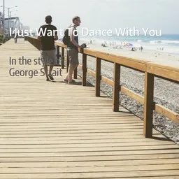 Cover art for I Just Want To Dance With You - George Strait karaoke version