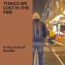 Cover art for Things We Lost in the Fire - Bastille karaoke version