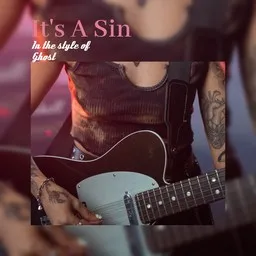 Cover art for It's A Sin - Ghost karaoke version