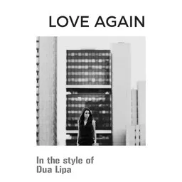Karaokekappaleen Love Again - Dua Lipa kansikuva