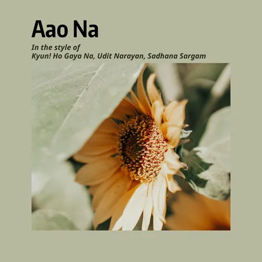 Karaoke Aao Na by Kyun! Ho Gaya Na, Sadhana Sargam, Udit Narayan — sing along with lyrics on Singa