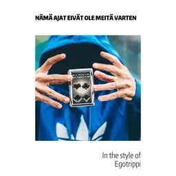 Omslagsbild för Nämä ajat eivät ole meitä varten - Egotrippi karaokeversion