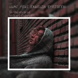 Cover art for Lumi teki enkelin eteiseen - Mikael Gabriel karaoke version