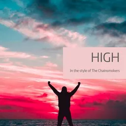 Karaokekappaleen High - The Chainsmokers kansikuva