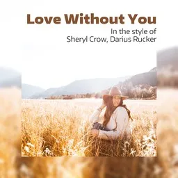 Cover art for Love Without You - Darius Rucker,Sheryl Crow karaoke version