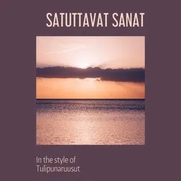 Cover art for Satuttavat sanat - Tulipunaruusut karaoke version