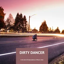 Cover art for Dirty Dancer - Enrique Iglesias,Lil Wayne,Usher karaoke version