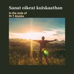 Omslagsbild för Sanat oikeat kuiskaathan - M-T Alanko karaokeversion