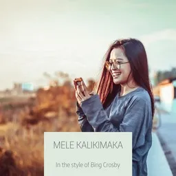 Cover art for Mele Kalikimaka - Bing Crosby karaoke version